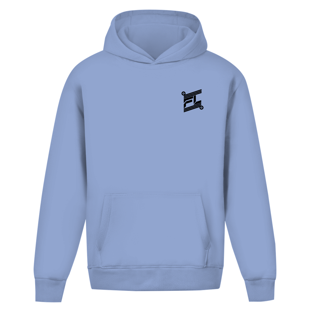 Oversize Hoodie Ohne Kordel FL_Noir