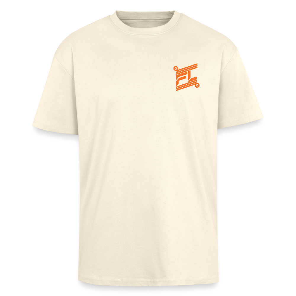 T-shirt ICONIC oversize epais - crème