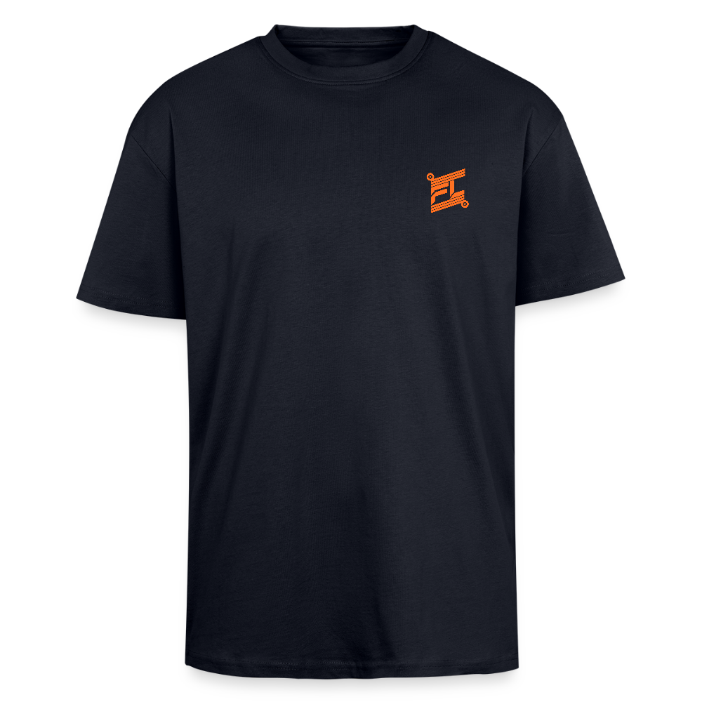 T-shirt ICONIC oversize epais - bleu marine