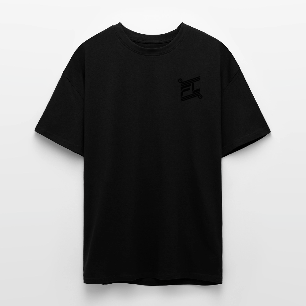 T-shirt ICONIC oversize épais - noir