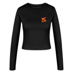 Manches longues slim fit Femme - noir