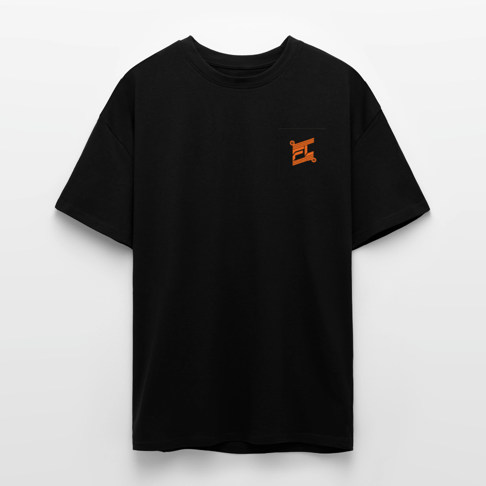 T-shirt ICONIC oversize epais - noir