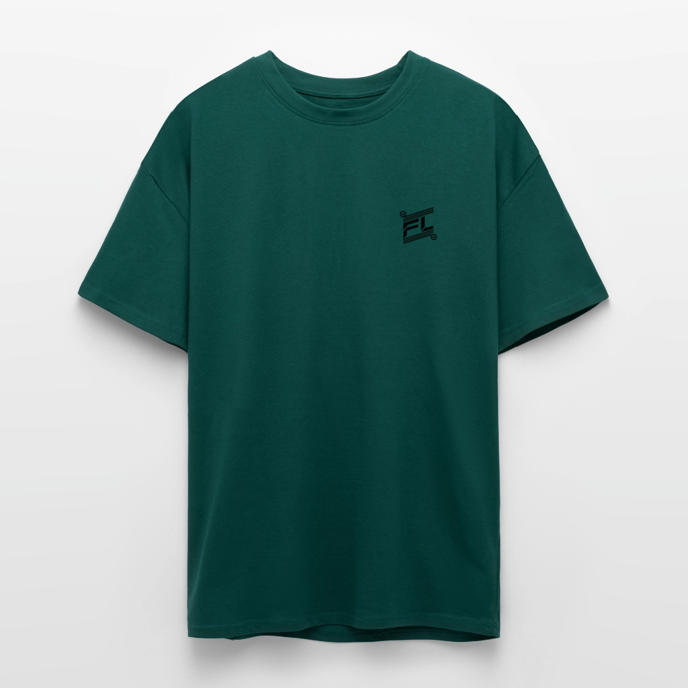 T-shirt ICONIC oversize épais - hunter green