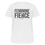 T-shirt Respirant Femme – Feminine & Fierce – FL-Fit - blanc