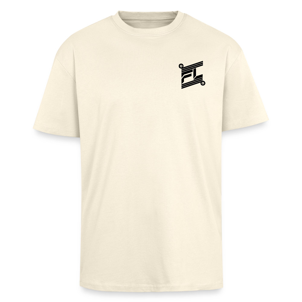 T-shirt ICONIC oversize épais - crème