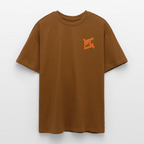 T-shirt ICONIC oversize epais - toffee