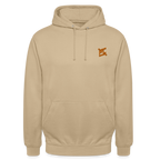 Sweat-shirt à capuche unisexe - beige