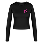 Manches longues slim fit Femme - noir