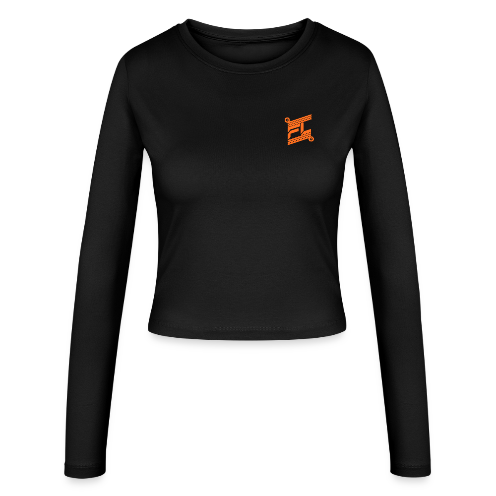 Manches longues slim fit Femme - noir