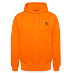 Sweat-shirt à capuche unisexe - orange
