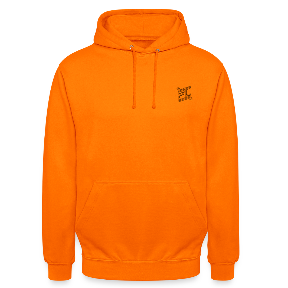 Sweat-shirt à capuche unisexe - orange