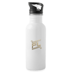 Gourde avec Paille – Pratique, Écologique et Idéale pour Votre Hydratation - blanc