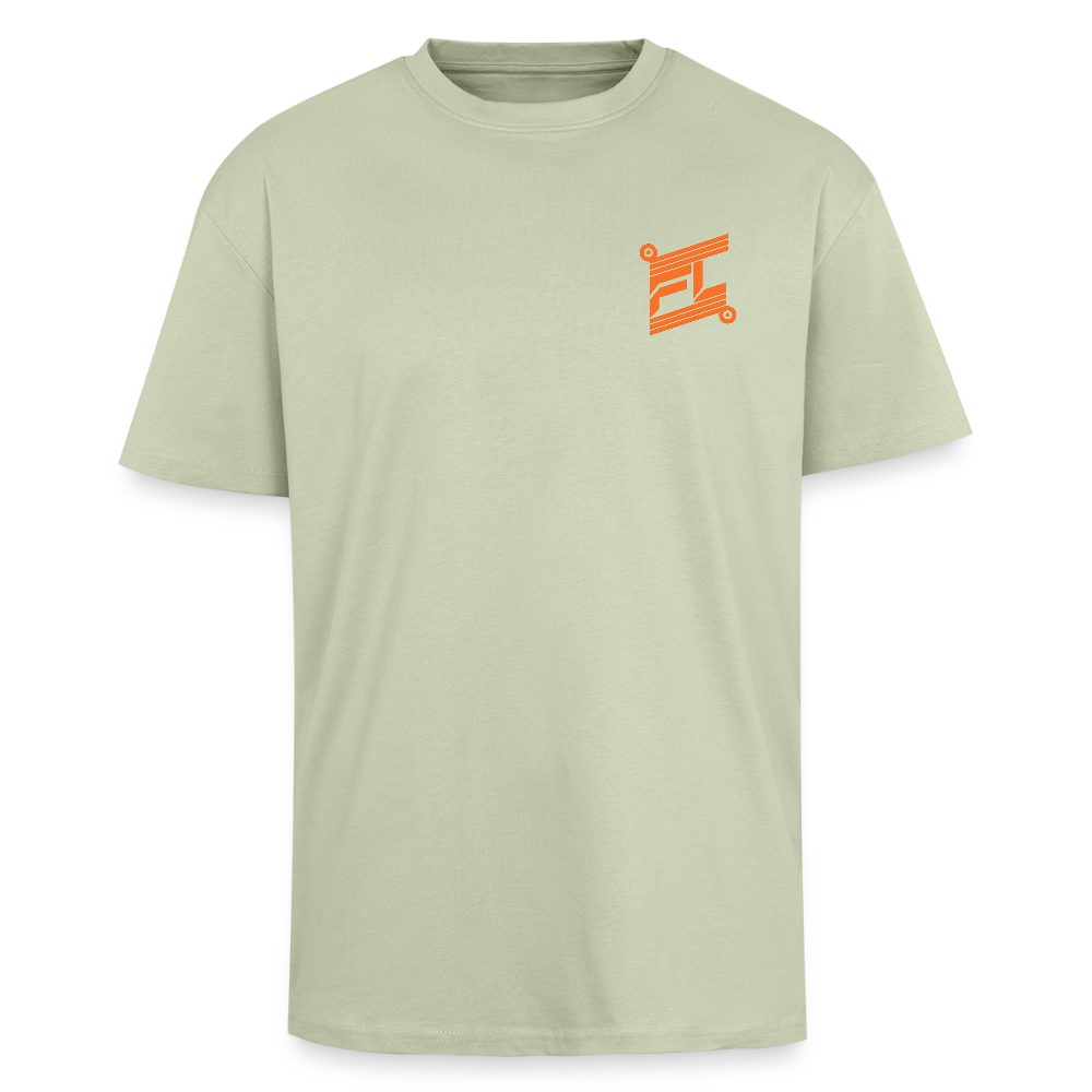 T-shirt ICONIC oversize epais - vert sauge léger 