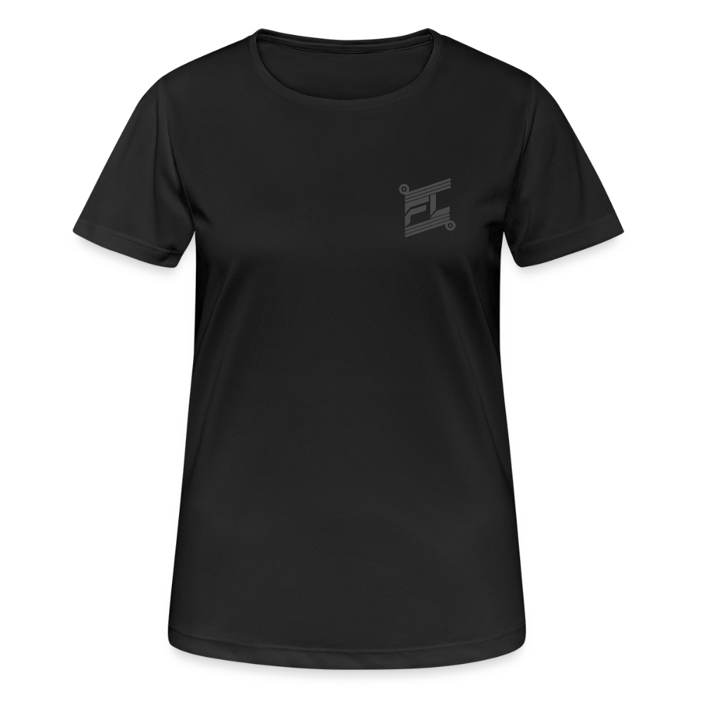 T-shirt Respirant Femme – Feminine & Fierce – FL-Fit - noir