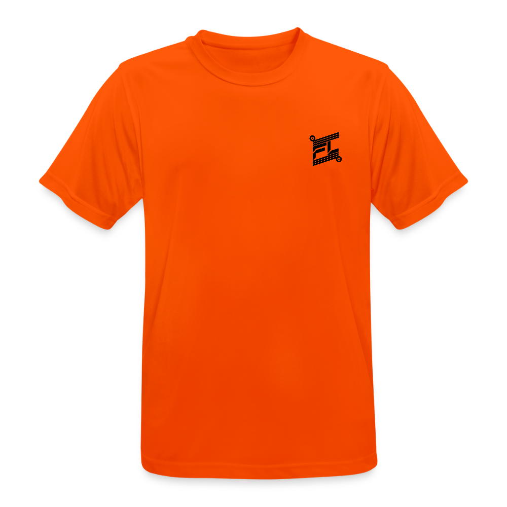 T-shirt respirant Homme - orange néon