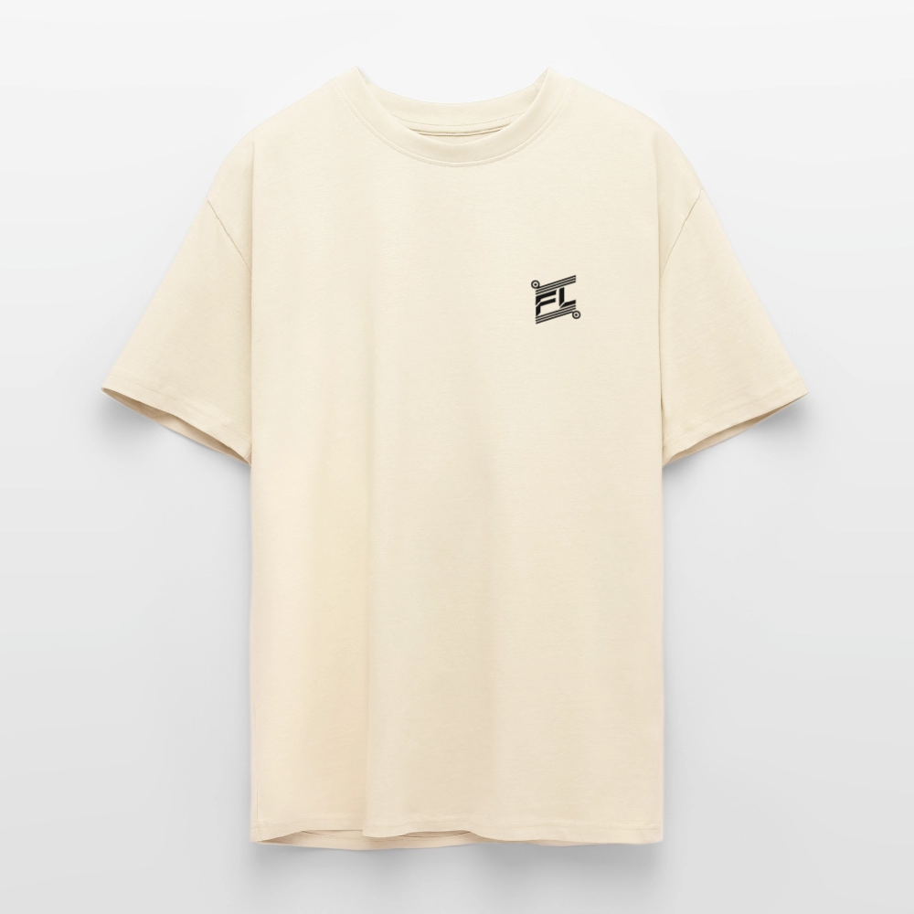 T-shirt ICONIC oversize épais - crème