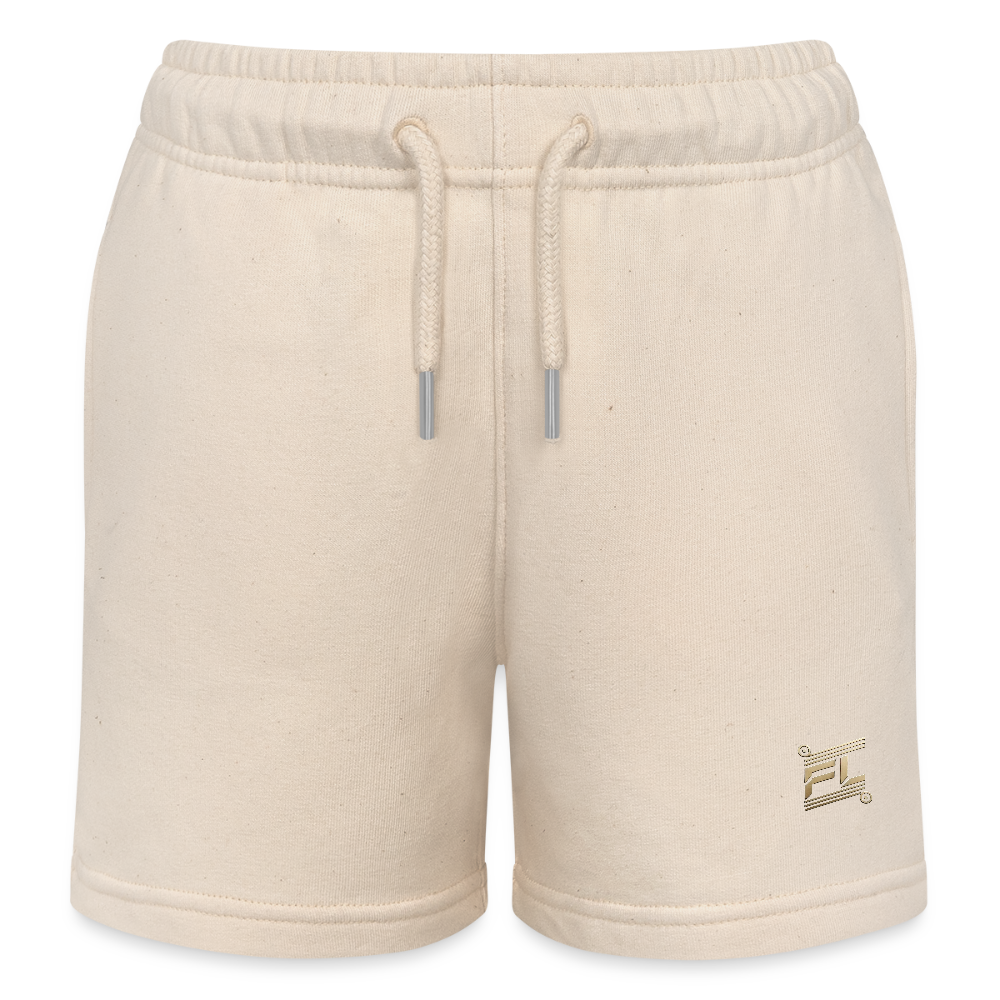Short Bio Mini Bolter Enfant – Confort & Style Écoresponsable - blanc gris