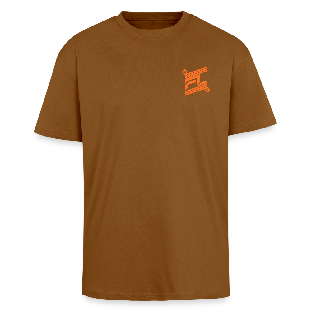 T-shirt ICONIC oversize epais - toffee