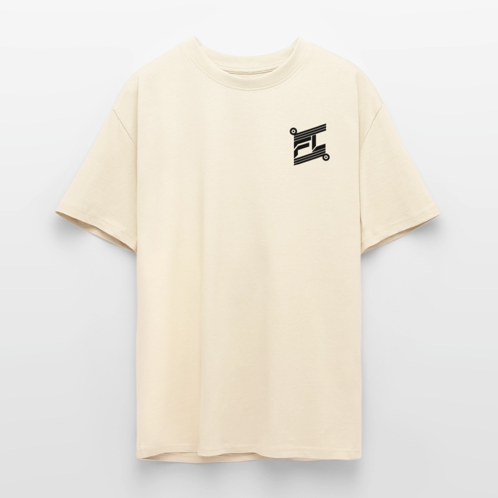 T-shirt ICONIC oversize épais - crème