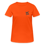T-shirt Respirant Femme – Feminine & Fierce – FL-Fit - orange néon