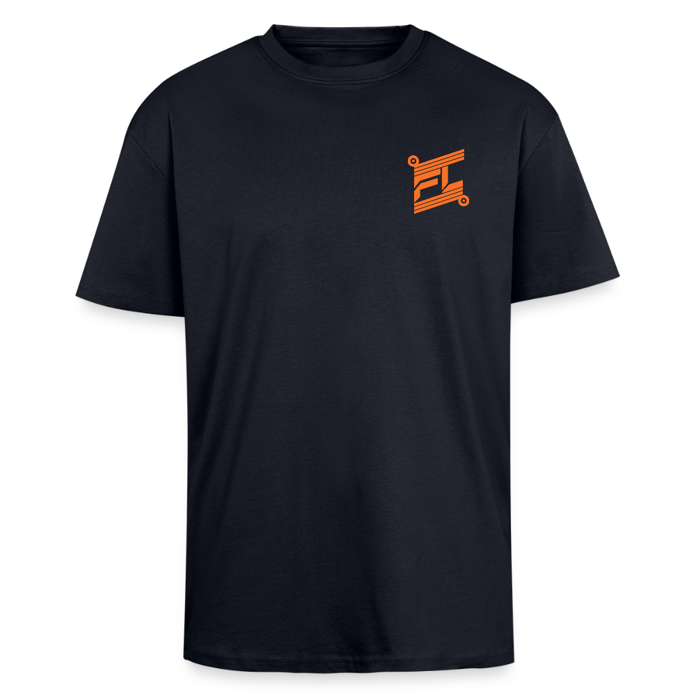 T-shirt ICONIC oversize epais - bleu marine