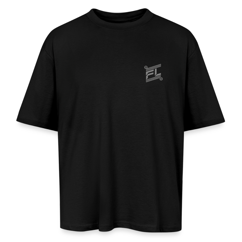 T-shirt ICONIC oversize gray - noir