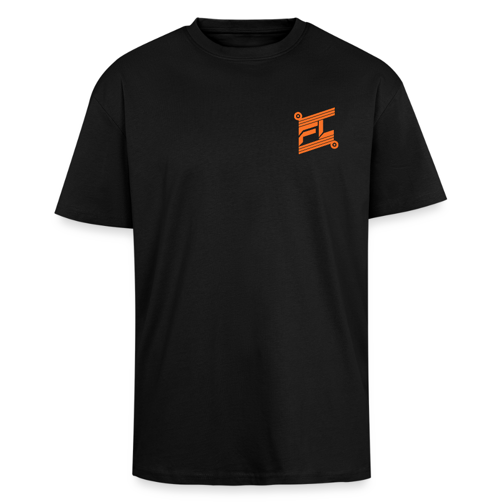 T-shirt ICONIC oversize epais - noir