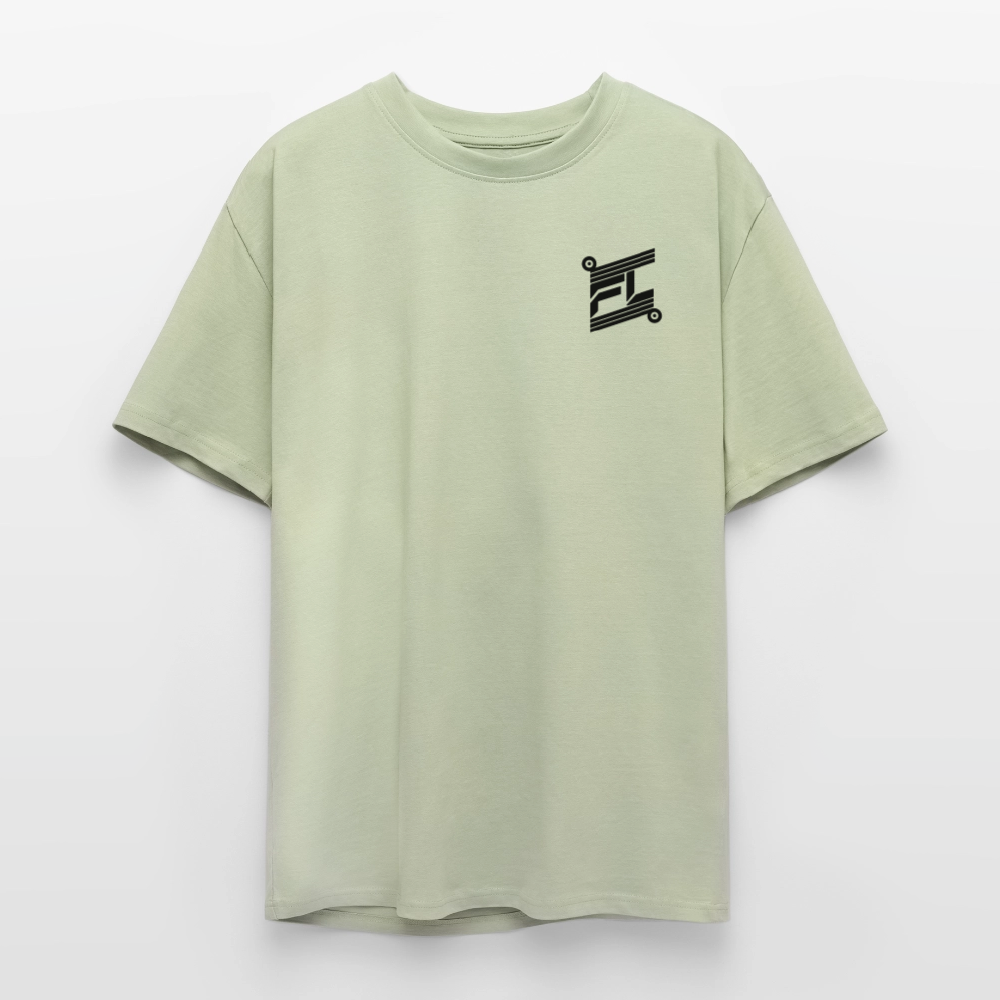T-shirt ICONIC oversize épais - vert sauge léger 
