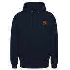 Sweat-shirt à capuche unisexe - marine