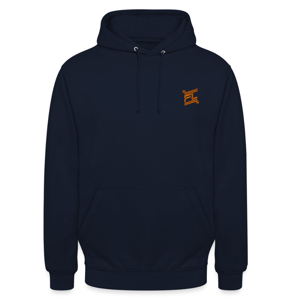 Sweat-shirt à capuche unisexe - marine