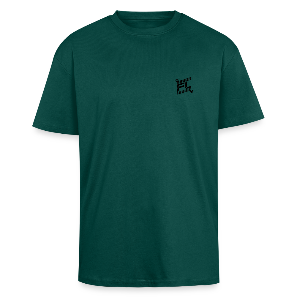 T-shirt ICONIC oversize épais - hunter green