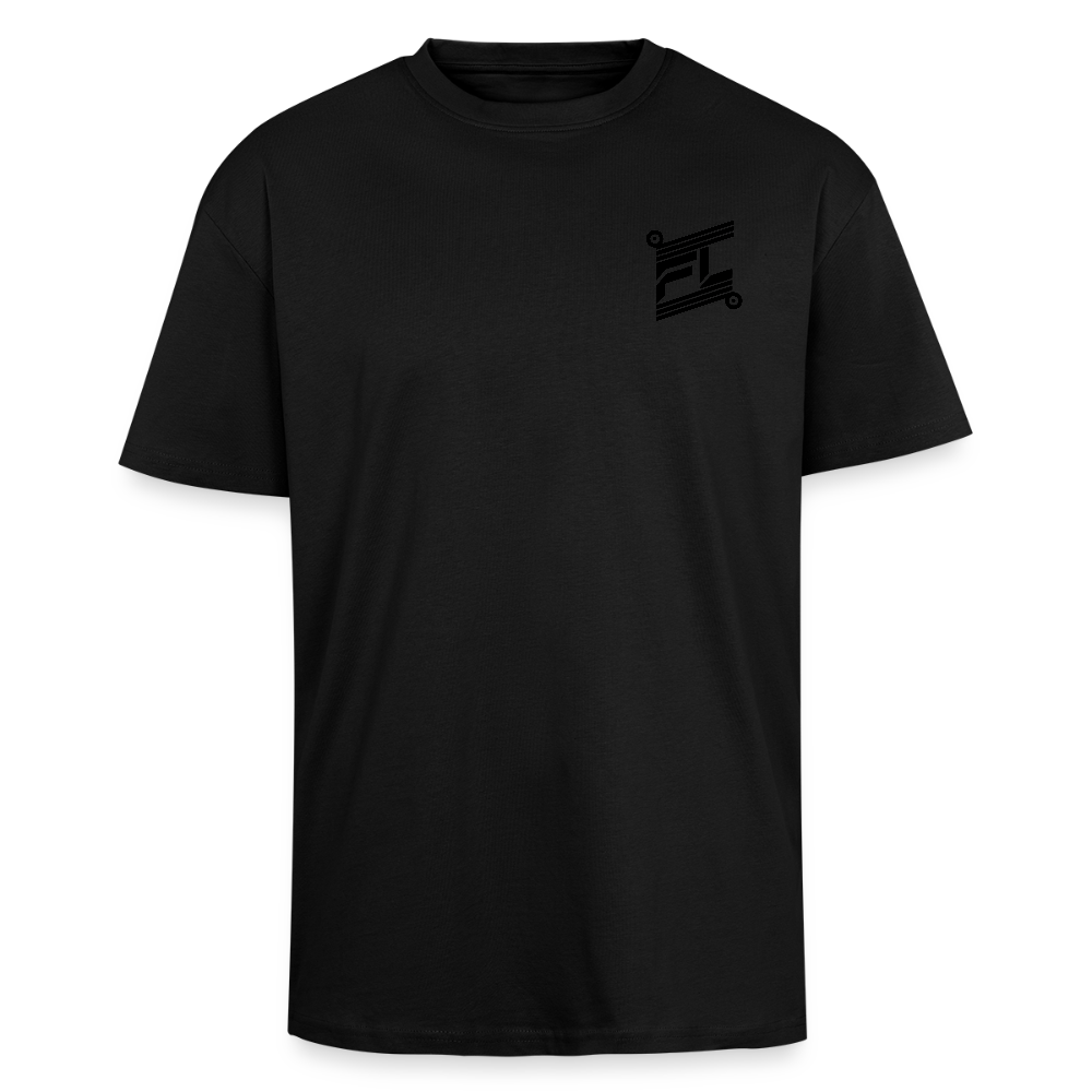 T-shirt ICONIC oversize épais - noir