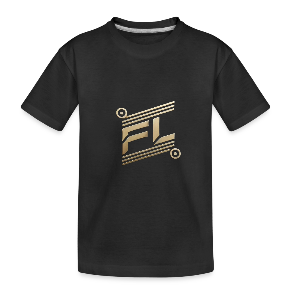 T-shirt Bio pour Enfants – Alliez Confort et Engagement Écologique - noir