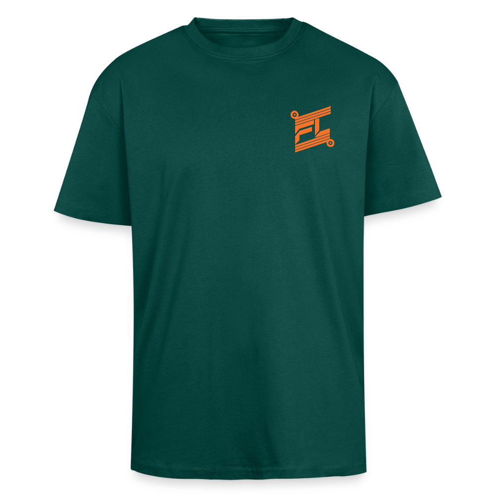 T-shirt ICONIC oversize epais - hunter green