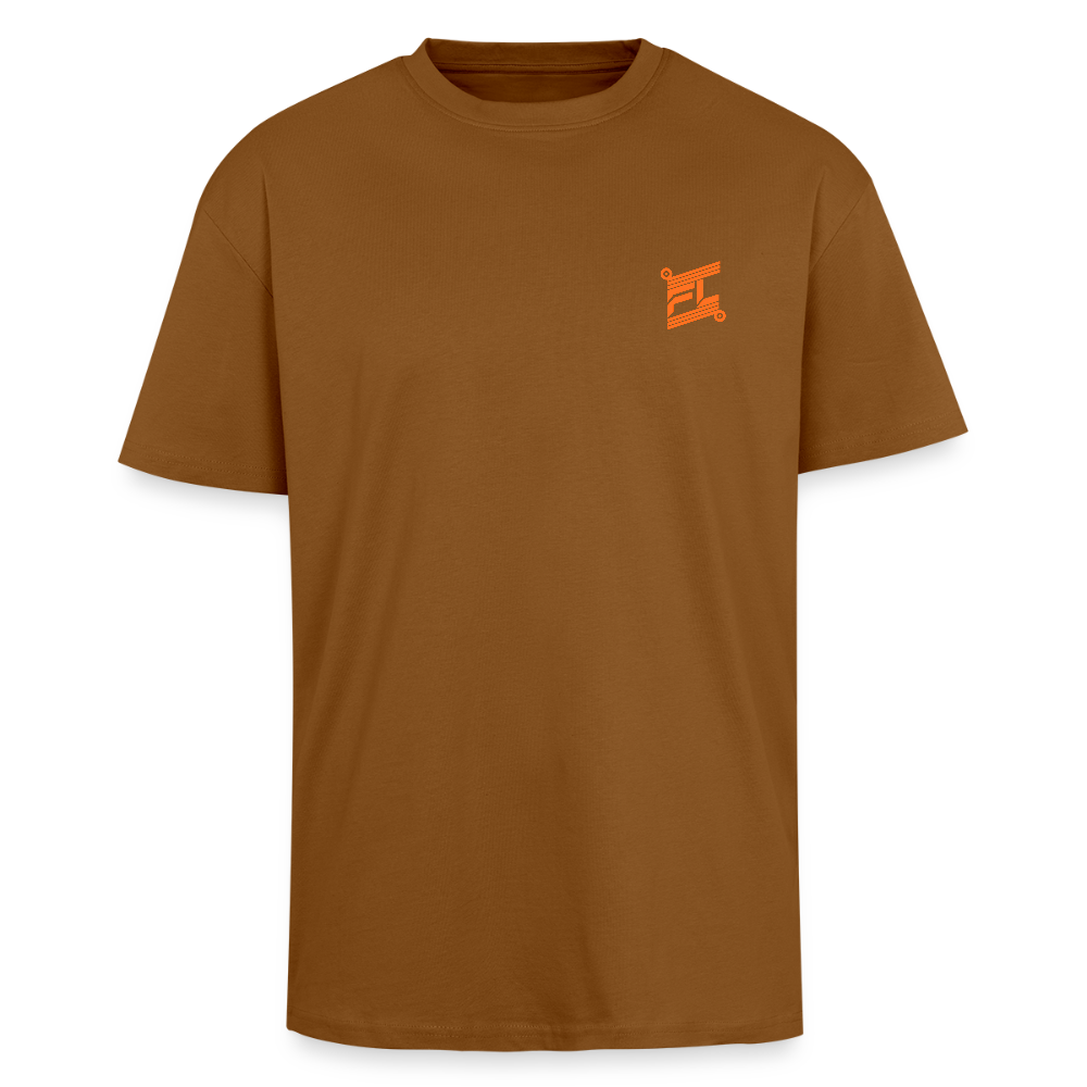 T-shirt ICONIC oversize epais - toffee