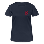 T-shirt Respirant Femme – Feminine & Fierce – FL-Fit - bleu marine foncé