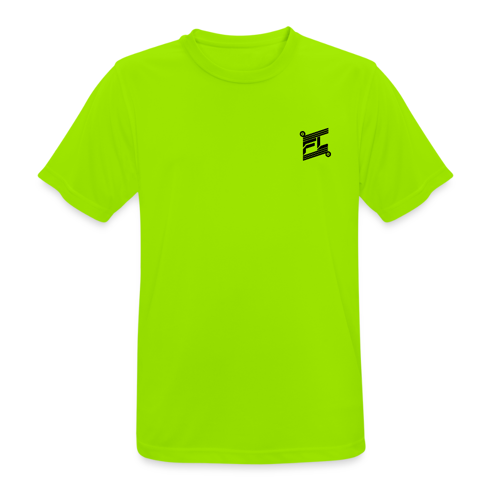 T-shirt respirant Homme - vert néon
