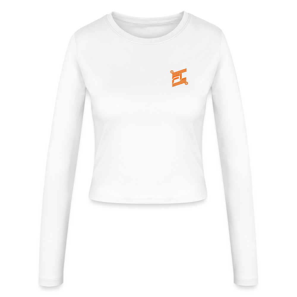 Manches longues slim fit Femme - blanc