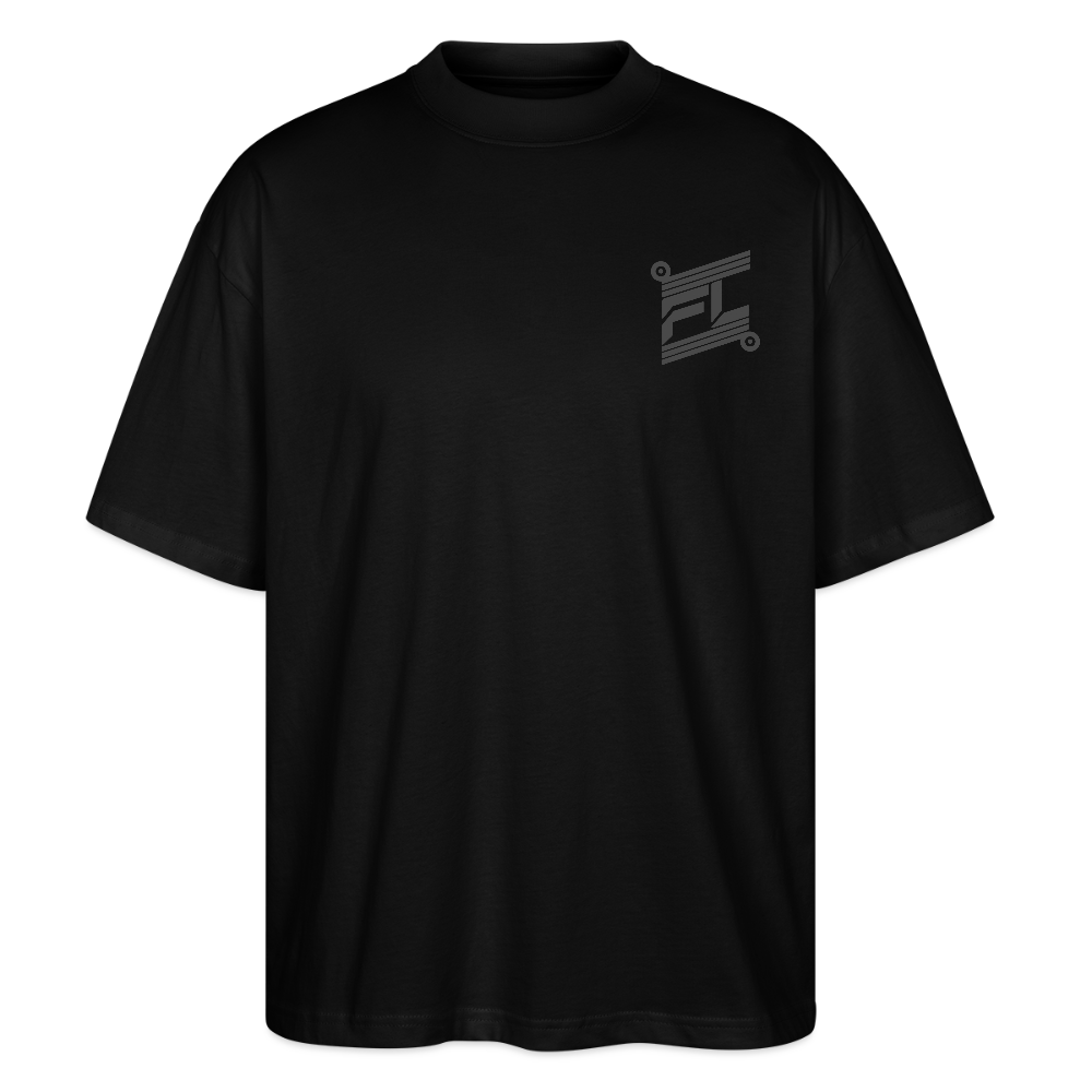 T-shirt ICONIC oversize gray - noir