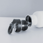 Gourde avec Paille – Pratique, Écologique et Idéale pour Votre Hydratation - blanc