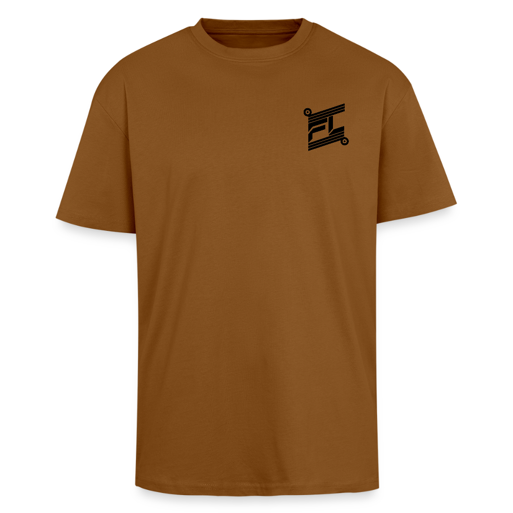 T-shirt ICONIC oversize épais - toffee