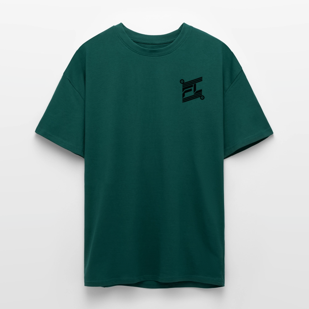 T-shirt ICONIC oversize épais - hunter green
