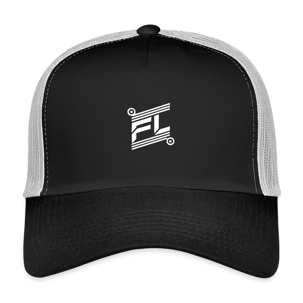 Casquette Trucker FL-Fit – Confort, Respirabilité & Style Urbain - noir/gris pierre