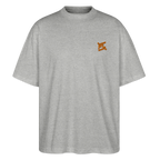 T-shirt ICONIC oversize - gris chiné