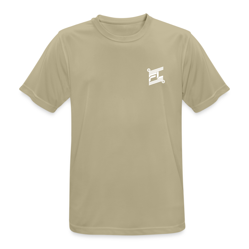 T-shirt respirant Homme - beige sable