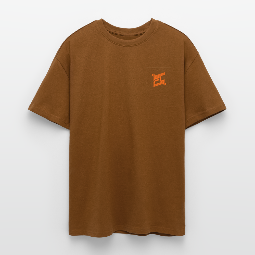 T-shirt ICONIC oversize epais - toffee