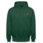 Sweat-shirt à capuche unisexe - vert bouteille