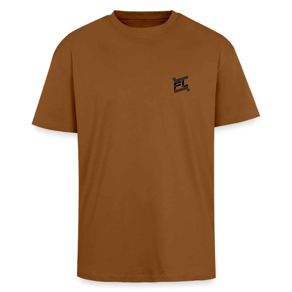 T-shirt ICONIC oversize épais - toffee