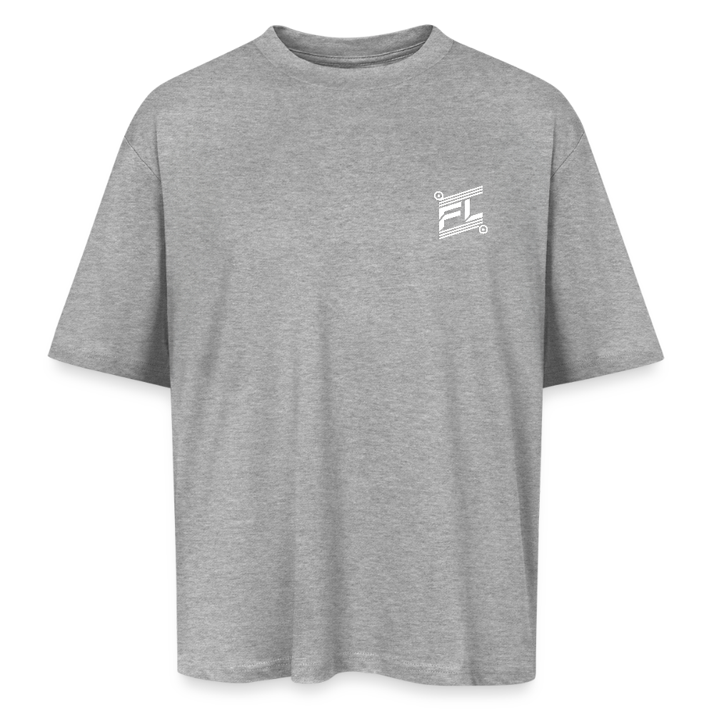 T-shirt ICONIC oversize gray - gris chiné
