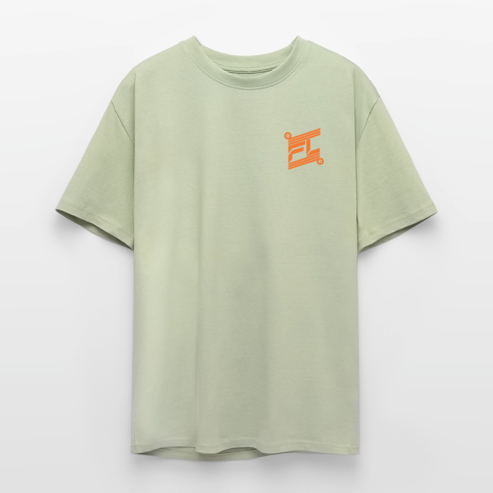 T-shirt ICONIC oversize epais - vert sauge léger 